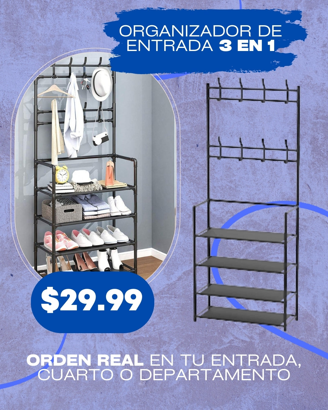Organizador Deluxe de Entrada 3 en 1