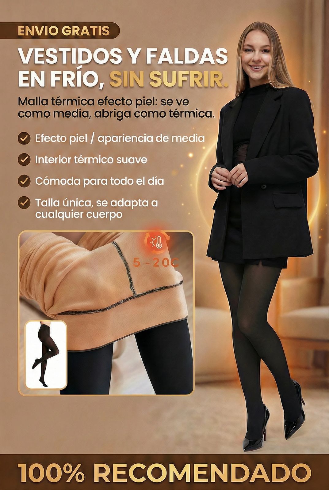 Medias Térmicas pra Mujer
